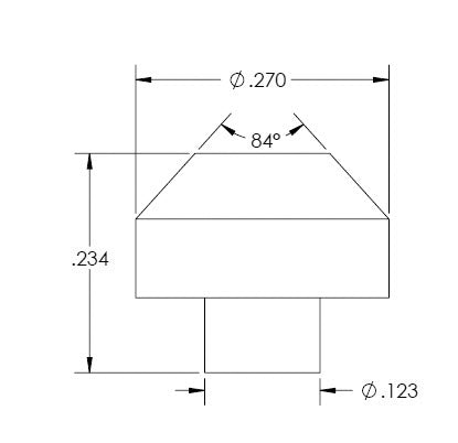 Diamond Orifice - Low Mass-Orifices-AccuStream-AccuStream