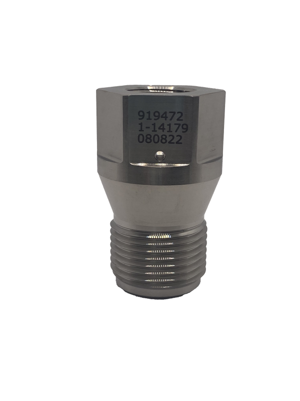 Output Adapter- 90k Check Valve - AccuStream